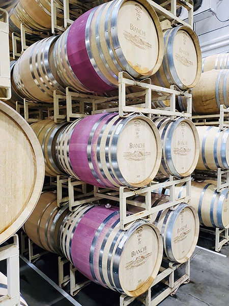Bianchi Wine Barrel Racks